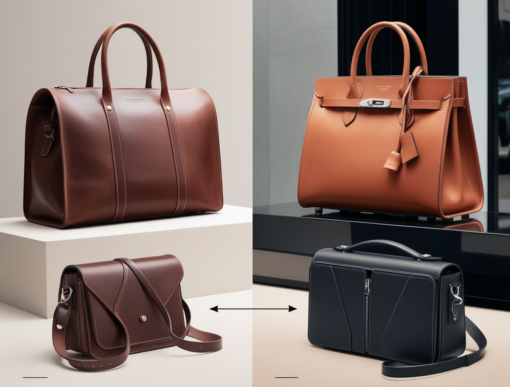 Classic vs. Modern Leather Bags